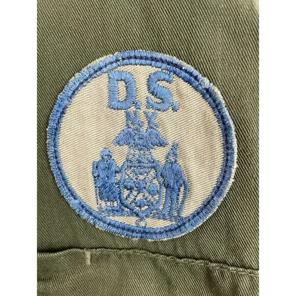 Vtg DSNY Department Of Sanitation Uniform Vest Cutoff Shirt New York City - Picture 2 of 12